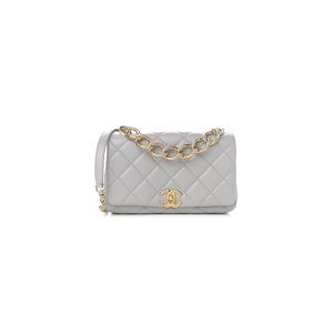 MINI FLAP BAG WITH TOP HANDLE