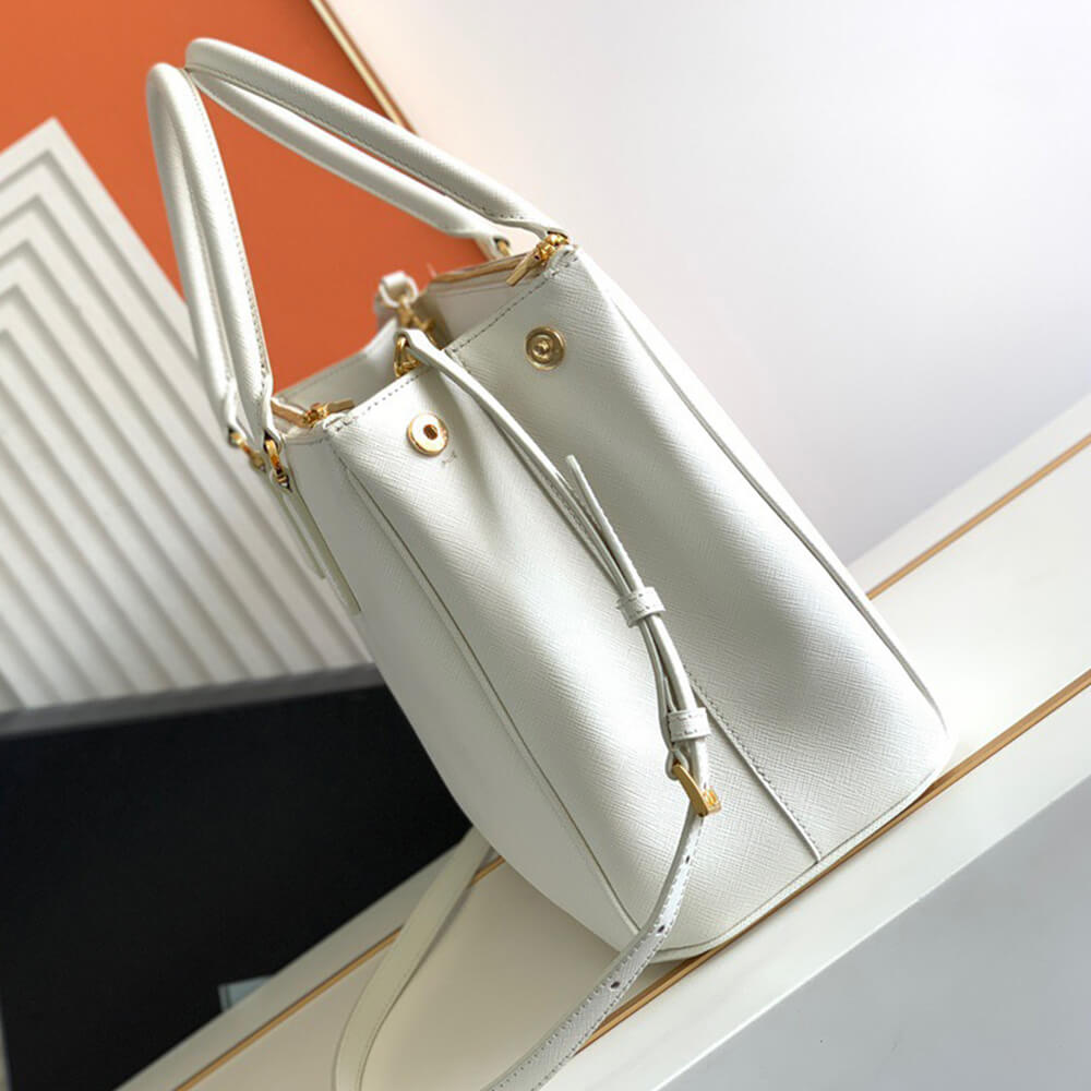 large Pra*a galleria saffiano leather bag