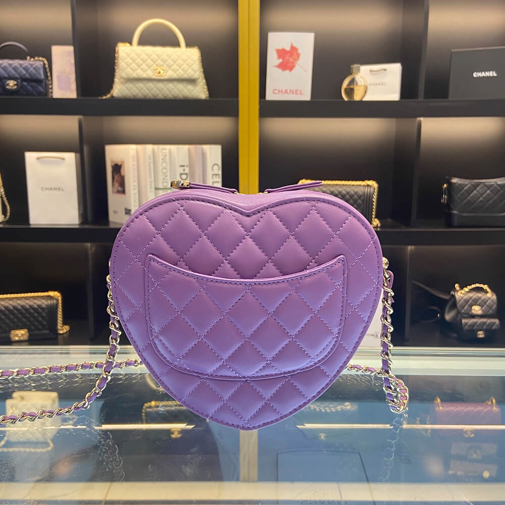 Ch*el 22s heart bag