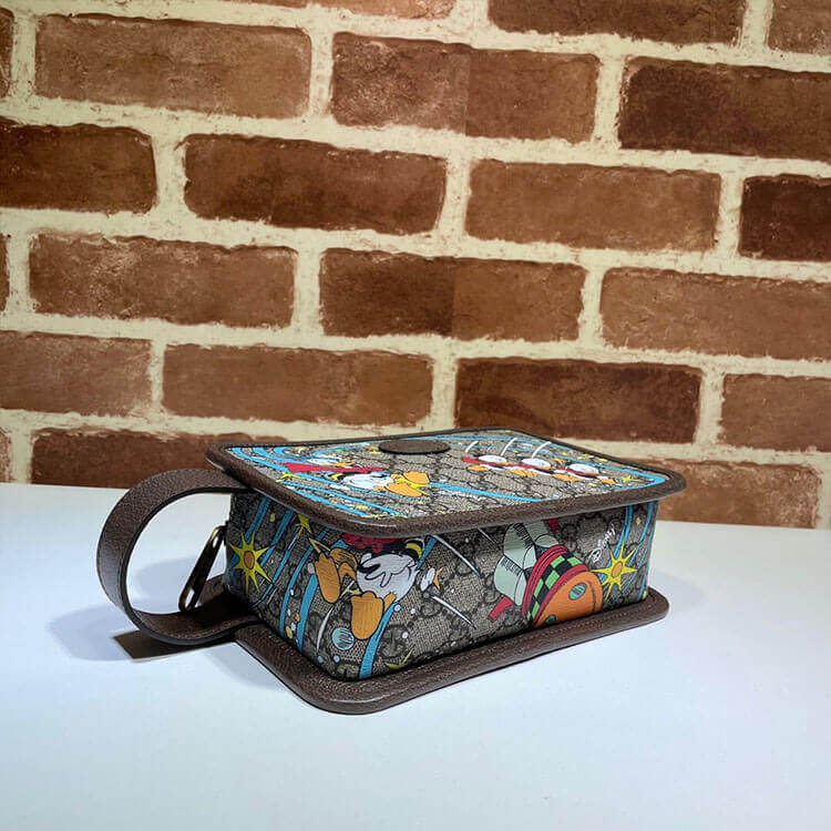 disney x G*u*i donald duck cosmetic case