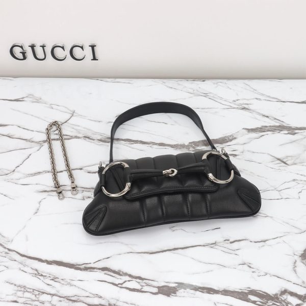 G*u*i horsebit chain small shoulder bag