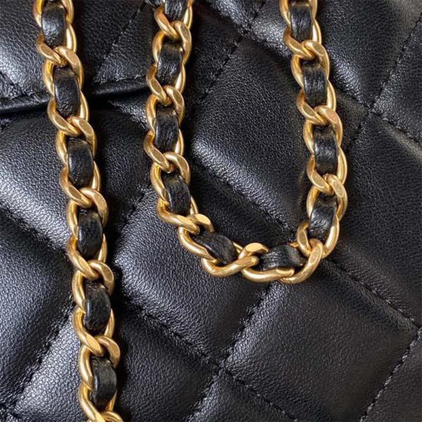 Ch*el baguette bag