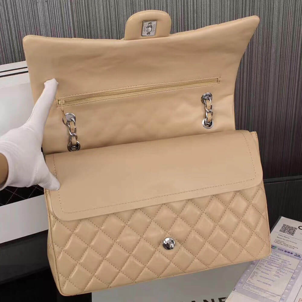 Ch*el classic maxi handbag